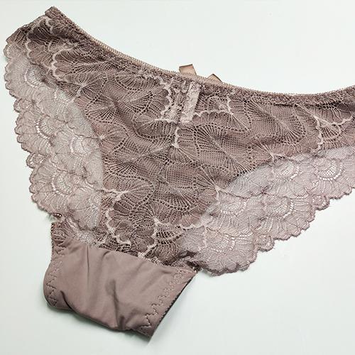 European and American Ladies&#039; bra set with thick PADDED push-up Bra floral embroidery large size 42-52 D cups