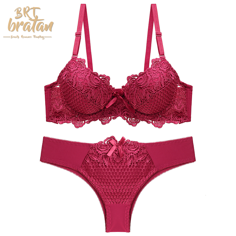 BRTbratan globel trade bra set 2020 new design push-up top support bra underwear set