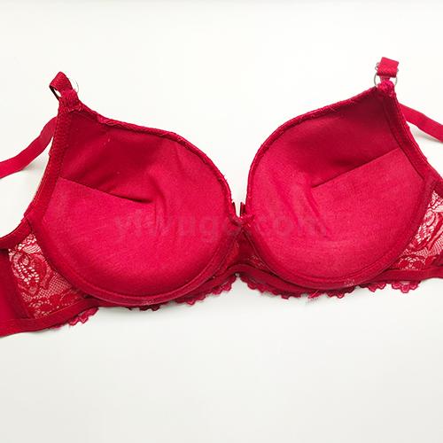 Bra set thick Padded large size with underwire 42-52D large cup panties set