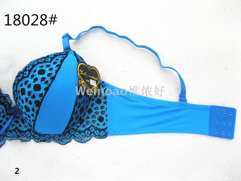 Foreign trade source sexy bra set lace print matching underwear large size underwear set stock