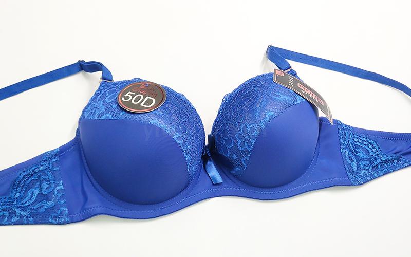 Bra set thick fleshy PUSH UP lace-size with underwire 42-52D Northern size