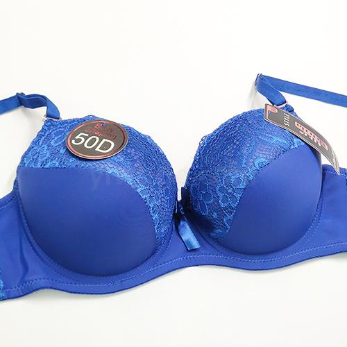 Bra set thick fleshy PUSH UP lace-size with underwire 42-52D Northern size