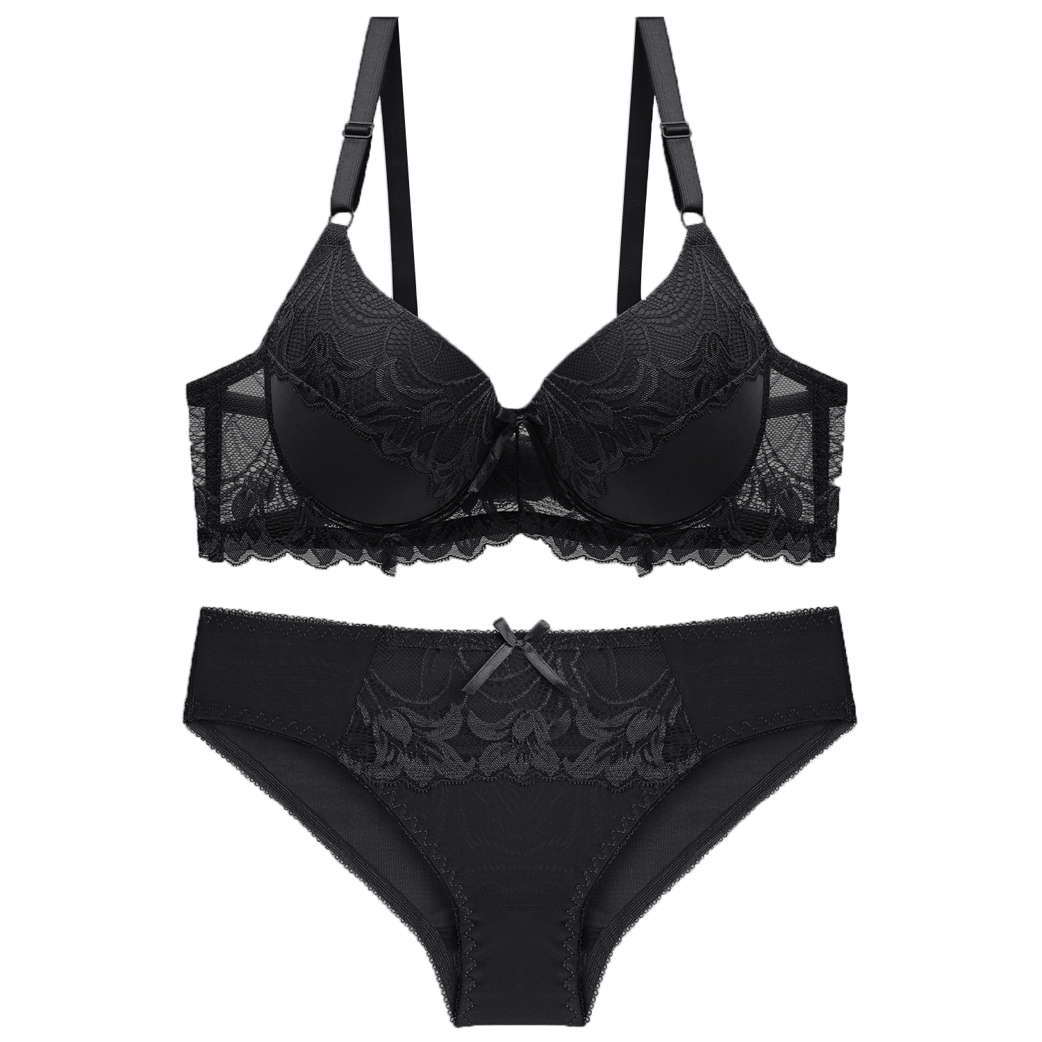 Best-selling north American foreign trade plus-size sexy simple overseas 2020 newly designed bra set