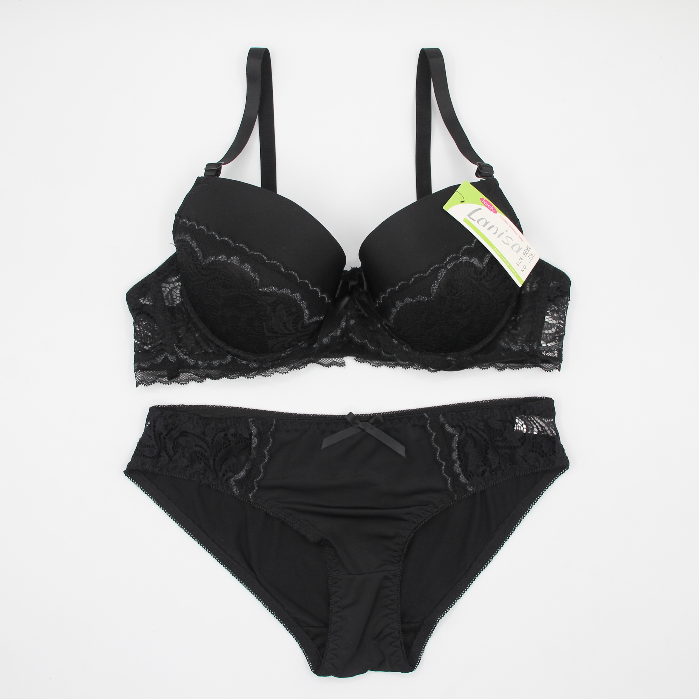 Aolijia high-end lace design nylon high stretch European and American foreign trade bra set spot order Aolijia high-end lace design nylon high stretch European and American foreign trade bra set spot order