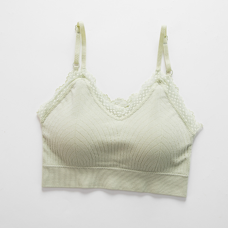 Seamless movement adjustment Seamless bra bra bra underwear without underwire sleep elastic lace back clasp Ladies underwear wholesale