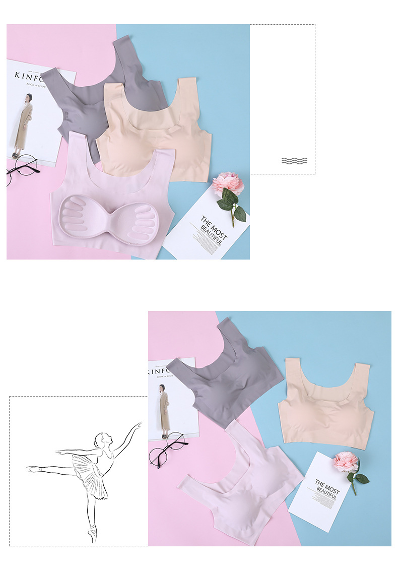 Japan's peace of mind sports bra One-piece Seamless Bra Sleep bra Underwire bra woman Japan's peace of mind sports bra One-piece Seamless Bra Sleep bra Underwire bra woman