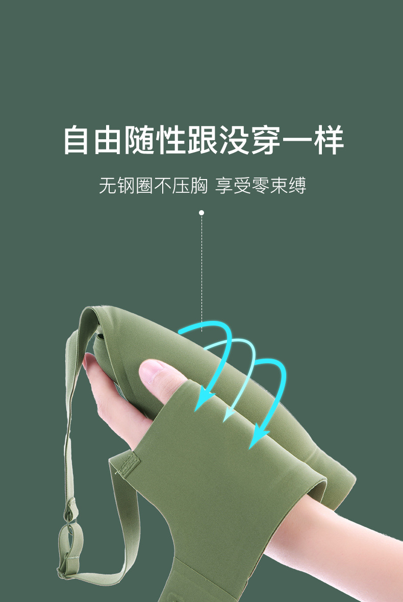 Underwear for Women Wireless Thin Small Chest Push up Zero-Sense Adjustable Invisible Seamless Bra Skin Jelly Underwear