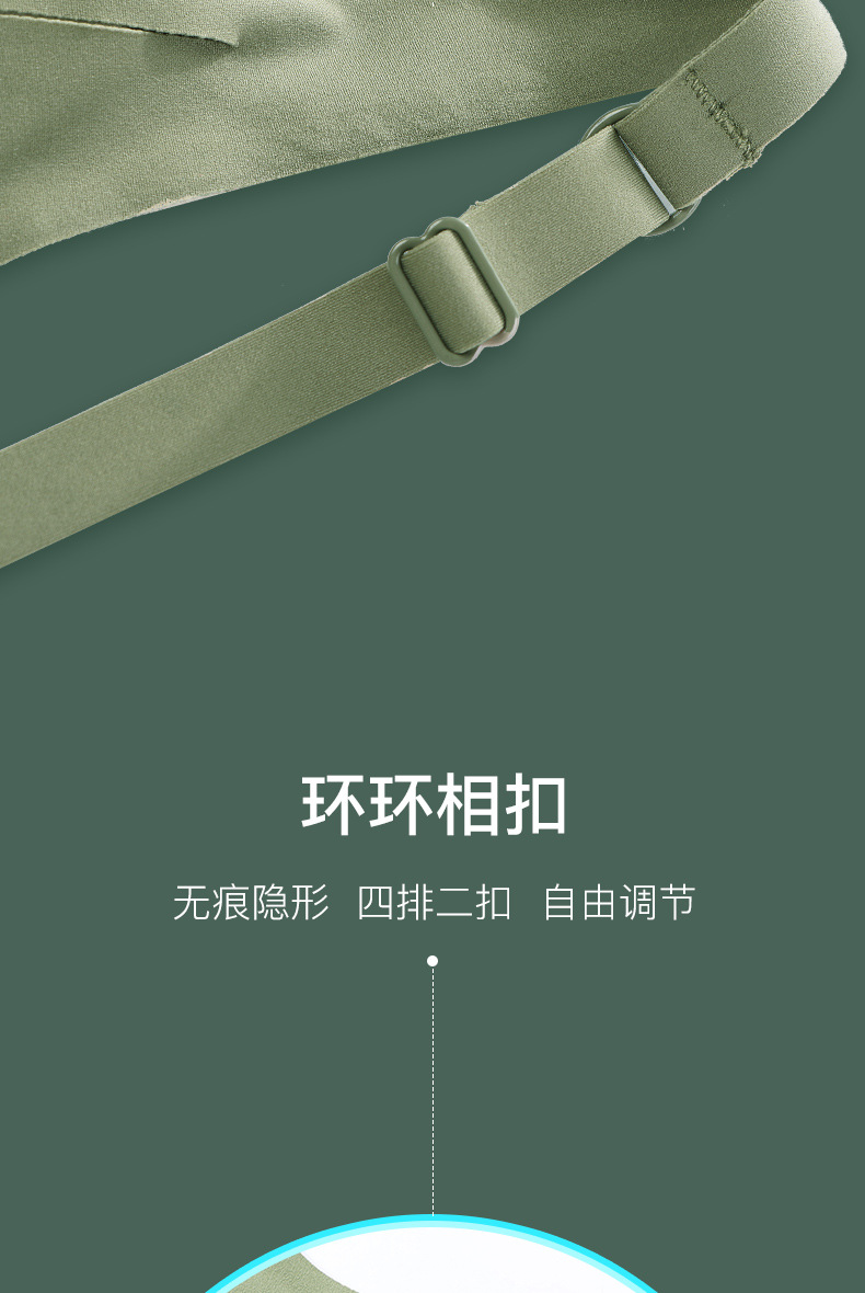 Underwear for Women Wireless Thin Small Chest Push up Zero-Sense Adjustable Invisible Seamless Bra Skin Jelly Underwear