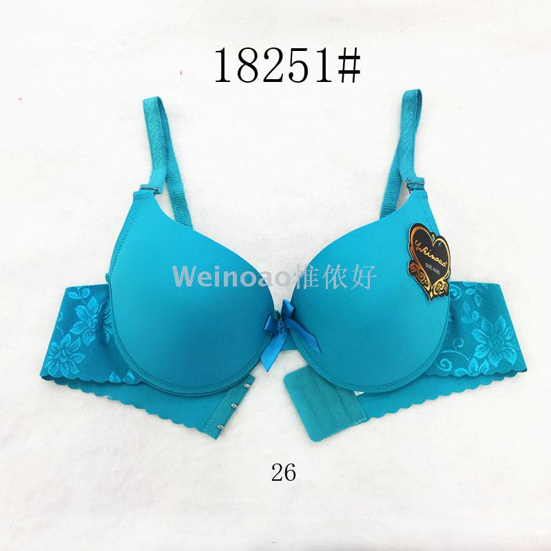 Foreign trade jacquard seamless bra high-grade one - piece bra three - button spot underwear Foreign trade jacquard seamless bra high-grade one - piece bra three - button spot underwear