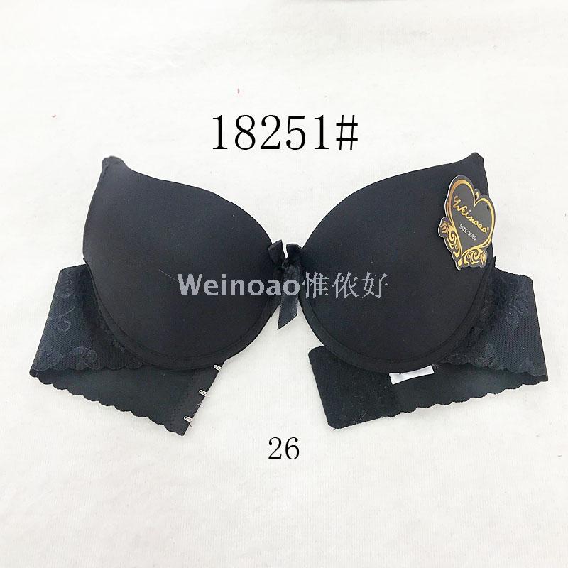 Foreign trade jacquard seamless bra high-grade one - piece bra three - button spot underwear Foreign trade jacquard seamless bra high-grade one - piece bra three - button spot underwear