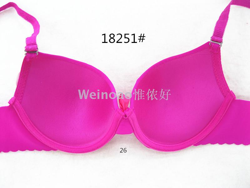 Foreign trade jacquard seamless bra high-grade one - piece bra three - button spot underwear Foreign trade jacquard seamless bra high-grade one - piece bra three - button spot underwear