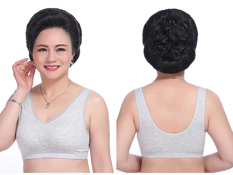New sleep Bra Seamless Bra Mother intermediate-aged and elderly sport Bra tank top large size Bra wholesale