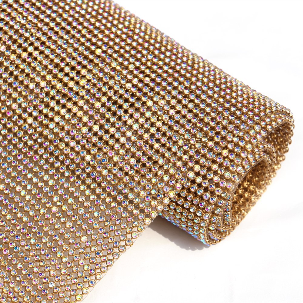 Factory Wholesale Silver Bottom Aluminum Mesh Drill Full Diamond 3mm Hot Melt Adhesive Rhinestone Hot Drilling Board Diamond DIY Stick-on Crystals Customizable