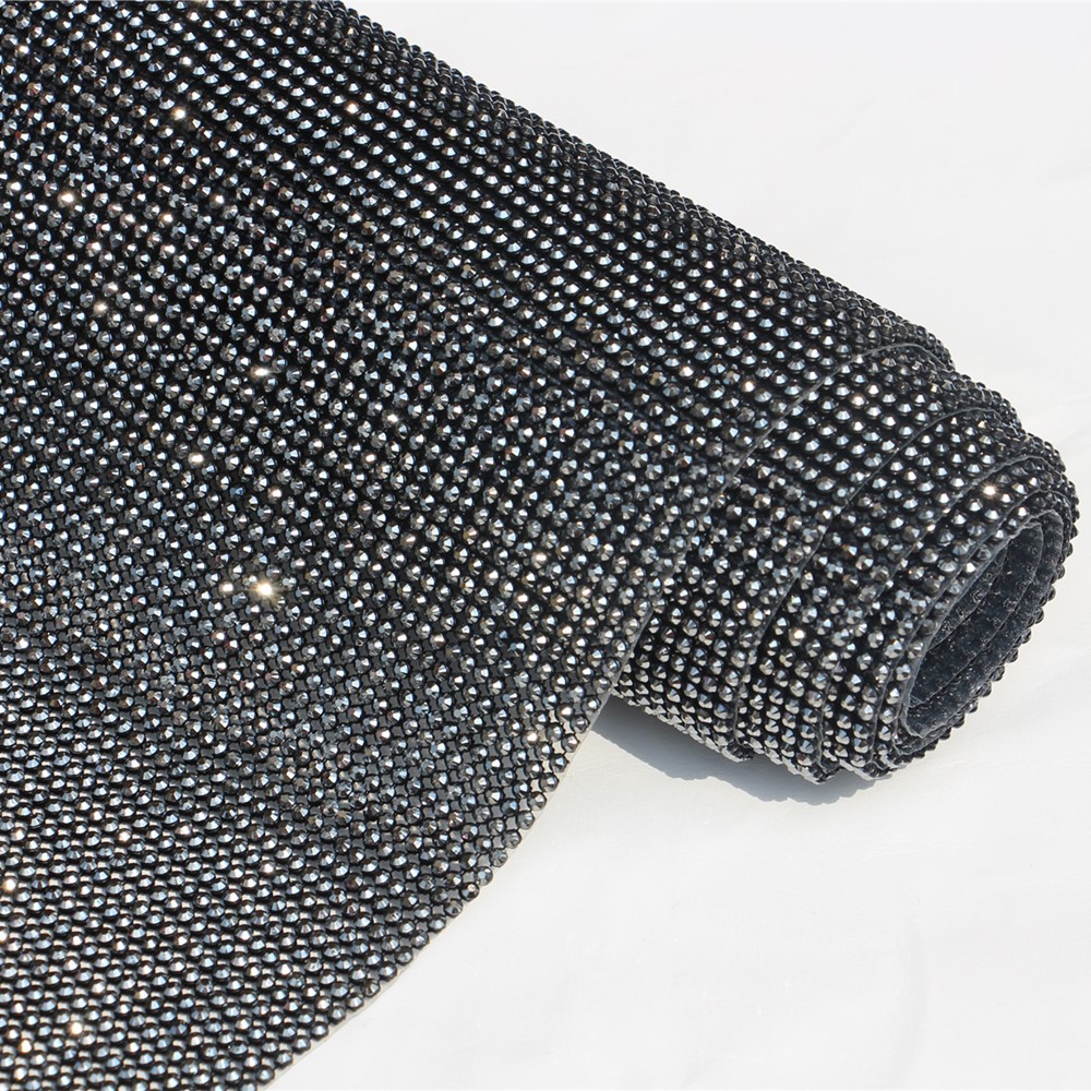 Factory Wholesale Silver Bottom Aluminum Mesh Drill Full Diamond 3mm Hot Melt Adhesive Rhinestone Hot Drilling Board Diamond DIY Stick-on Crystals Customizable