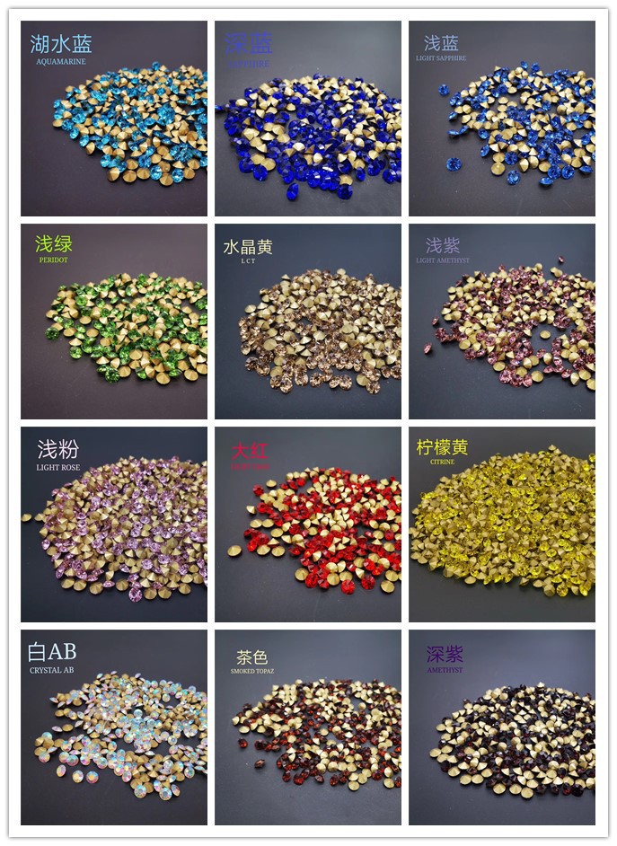 Factory Wholesale Silver Bottom Aluminum Mesh Drill Full Diamond 3mm Hot Melt Adhesive Rhinestone Hot Drilling Board Diamond DIY Stick-on Crystals Customizable