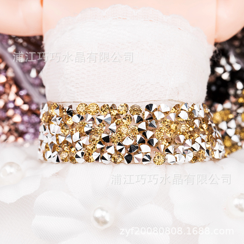 Cross-Border Clothing Accessories Hot Drilling Drill Article Hot Melt Adhesive Diamond Band DIY Ornament Accessories Cross-Border Clothing Accessories Hot Drilling Drill Article Hot Melt Adhesive Diamond Band DIY Ornament Accessories