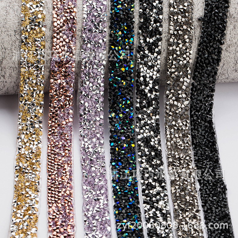 Cross-Border Clothing Accessories Hot Drilling Drill Article Hot Melt Adhesive Diamond Band DIY Ornament Accessories Cross-Border Clothing Accessories Hot Drilling Drill Article Hot Melt Adhesive Diamond Band DIY Ornament Accessories
