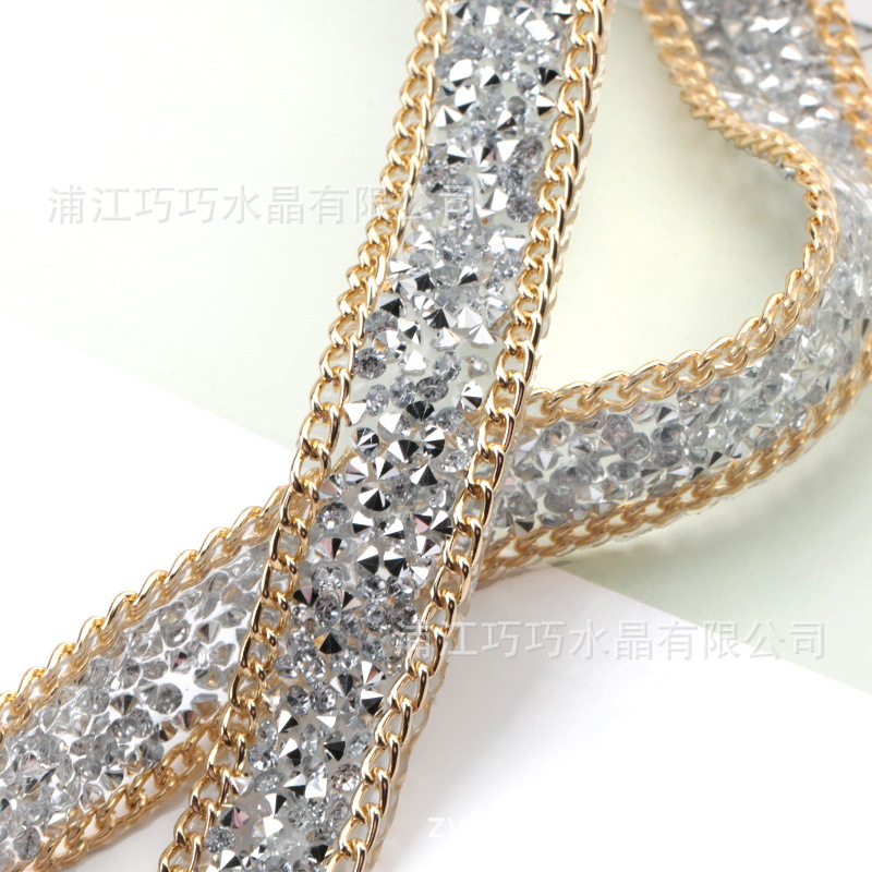 Cross-Border Clothing Accessories Hot Drilling Drill Article Hot Melt Adhesive Diamond Band DIY Ornament Accessories Cross-Border Clothing Accessories Hot Drilling Drill Article Hot Melt Adhesive Diamond Band DIY Ornament Accessories