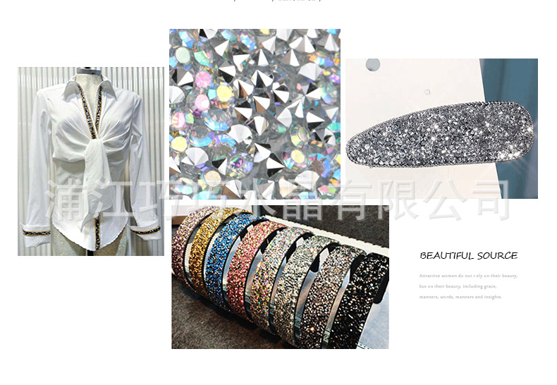 Cross-Border Clothing Accessories Hot Drilling Drill Article Hot Melt Adhesive Diamond Band DIY Ornament Accessories Cross-Border Clothing Accessories Hot Drilling Drill Article Hot Melt Adhesive Diamond Band DIY Ornament Accessories