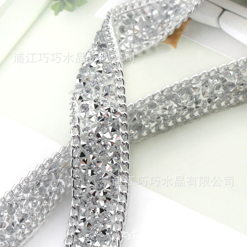 Cross-Border Clothing Accessories Hot Drilling Drill Article Hot Melt Adhesive Diamond Band DIY Ornament Accessories Cross-Border Clothing Accessories Hot Drilling Drill Article Hot Melt Adhesive Diamond Band DIY Ornament Accessories