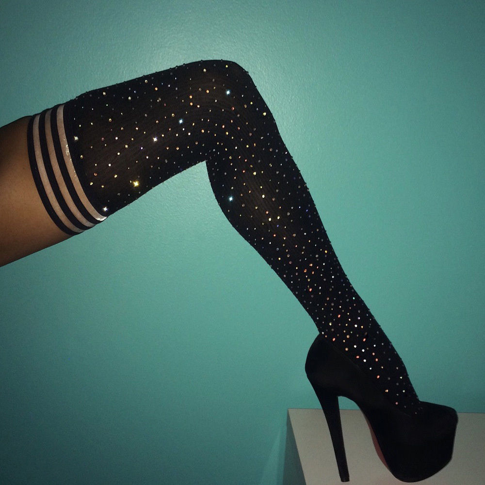 AliExpress Sexy Hot Drilling Knee Socks Stripe Female Stockings Rhinestone Socks Boots N Cotton Socks AliExpress Sexy Hot Drilling Knee Socks Stripe Female Stockings Rhinestone Socks Boots N Cotton Socks