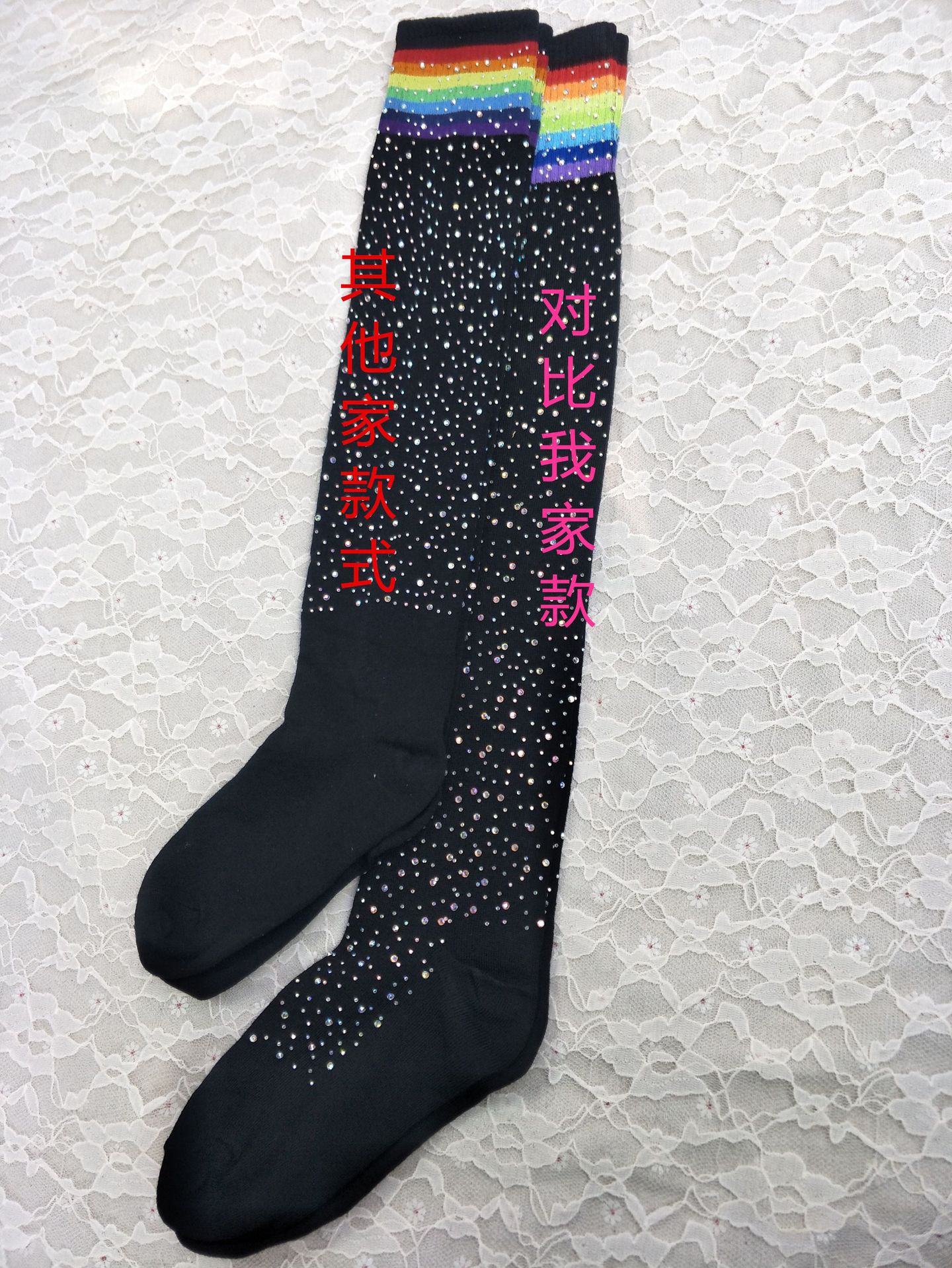 AliExpress Sexy Hot Drilling Knee Socks Stripe Female Stockings Rhinestone Socks Boots N Cotton Socks AliExpress Sexy Hot Drilling Knee Socks Stripe Female Stockings Rhinestone Socks Boots N Cotton Socks