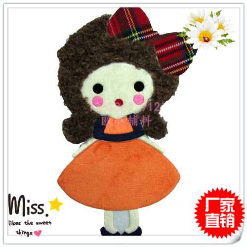 Yiwu purchase fabric heat press factory bow Orange skirt girl