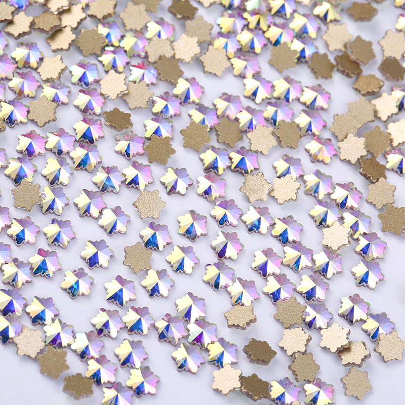 AB Colorful Crystals SpecialShaped Bottoming Drill Clothing Hot Drilling Accessories DIY Bridal Wedding Dress Diamond