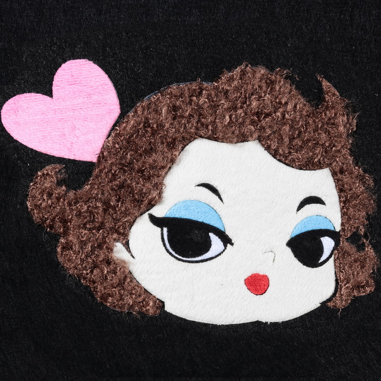 Custom heat press fabric hot fix motif for T-Shirt