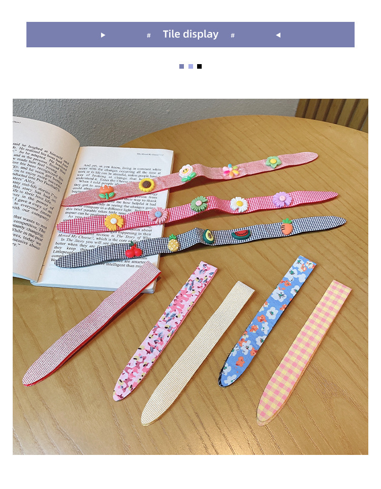 Velcro Headband Female Broken Hair Bangs Children TikTok Headband Hook and Loop Fasteners Headdress   fabric heat press