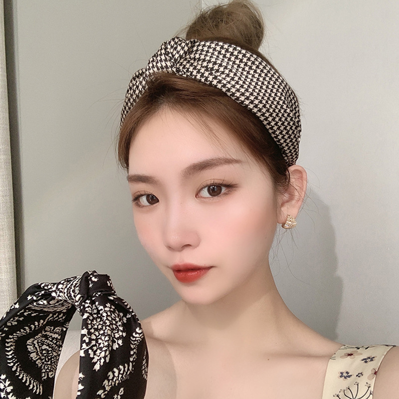 fabric heat press Internet Celebrity Broken Hair Headband Thin Face Wash Headband High Sense Fashion Headdress Women