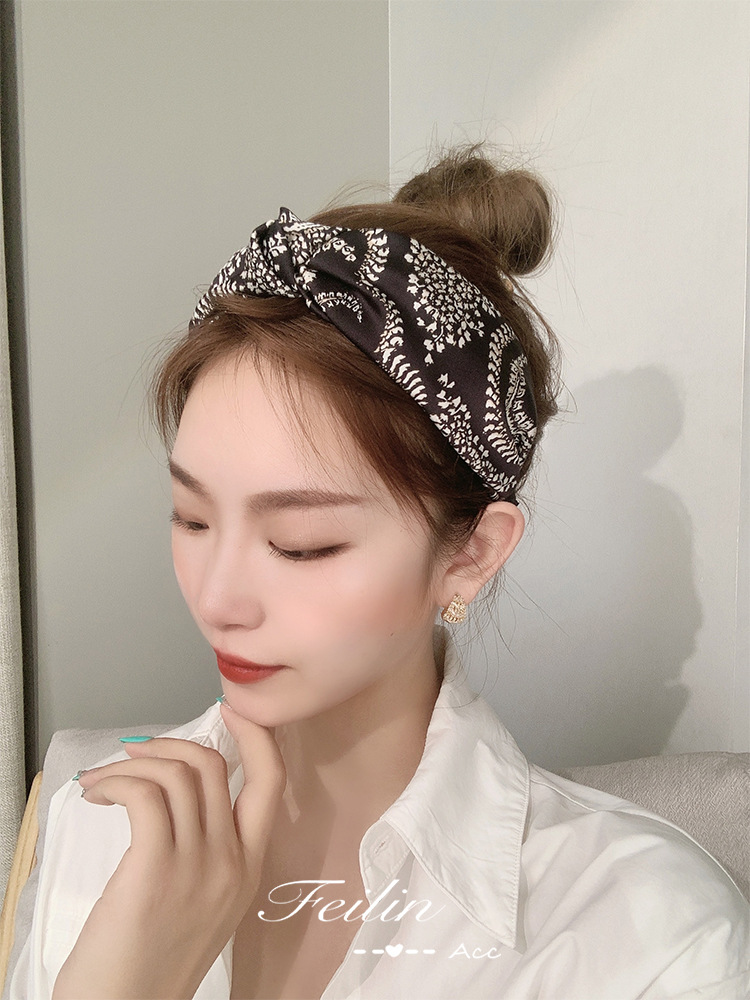 fabric heat press Internet Celebrity Broken Hair Headband Thin Face Wash Headband High Sense Fashion Headdress Women