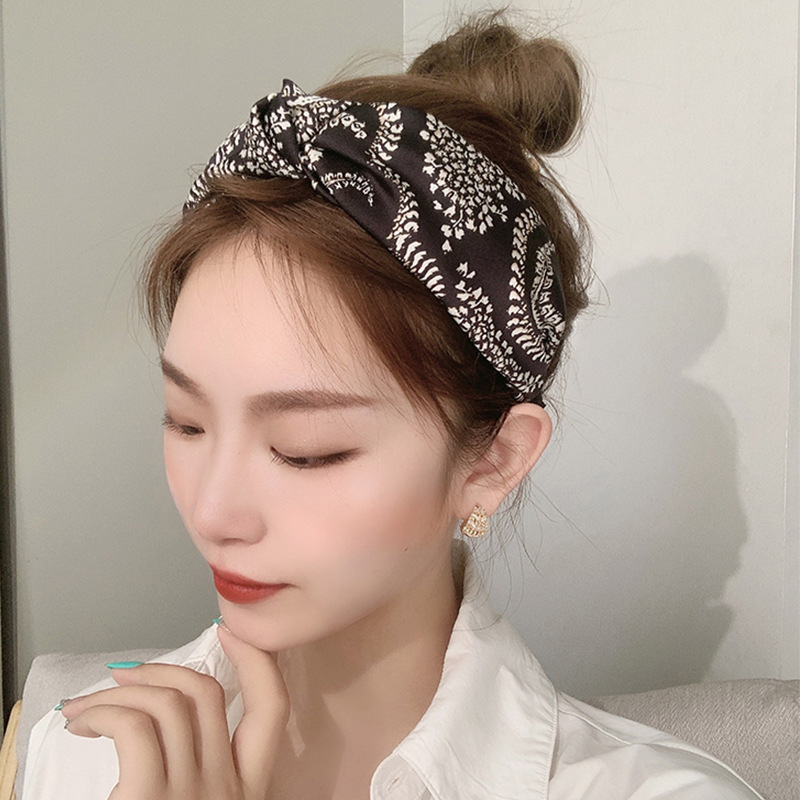 fabric heat press Internet Celebrity Broken Hair Headband Thin Face Wash Headband High Sense Fashion Headdress Women