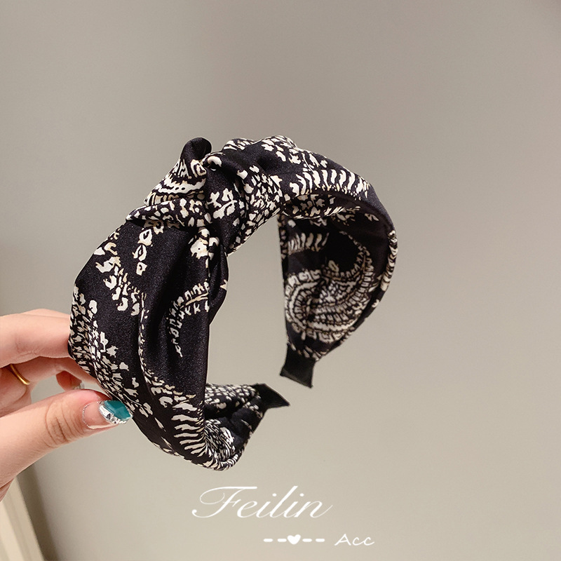 fabric heat press Internet Celebrity Broken Hair Headband Thin Face Wash Headband High Sense Fashion Headdress Women
