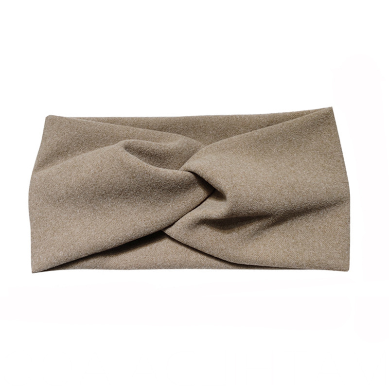 fabric heat press Super Wide Western Style European and American Hair Band Sports Face Wash Headband Headband for Women