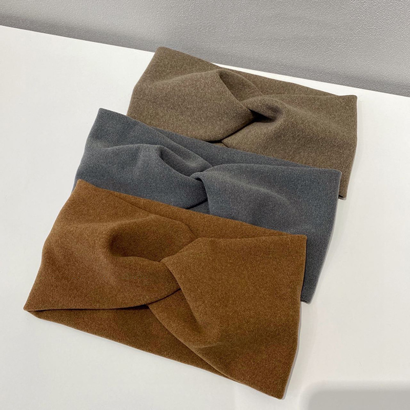 fabric heat press Super Wide Western Style European and American Hair Band Sports Face Wash Headband Headband for Women
