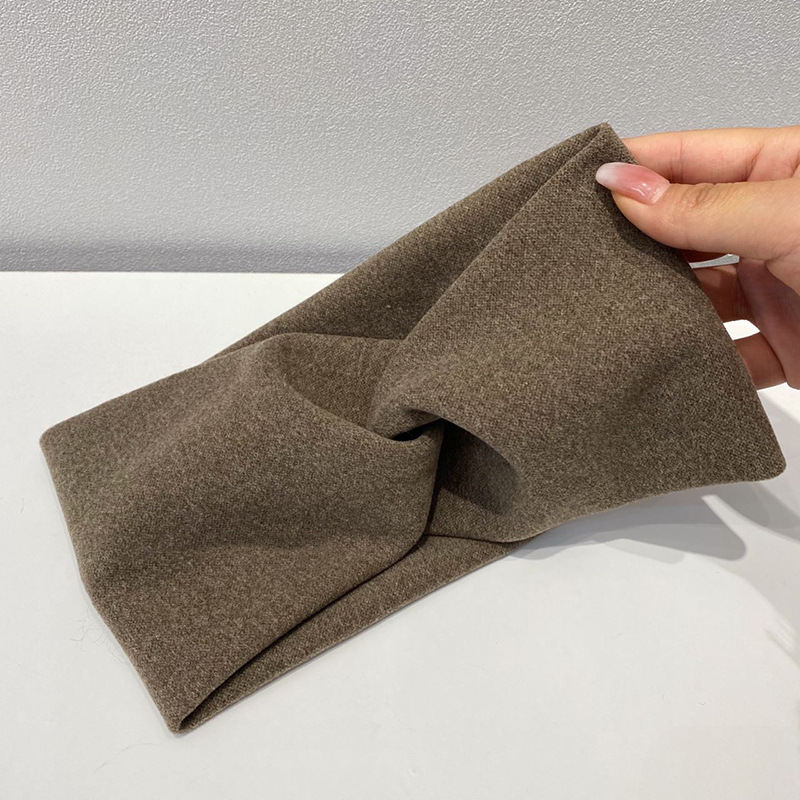 fabric heat press Super Wide Western Style European and American Hair Band Sports Face Wash Headband Headband for Women