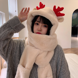 fabric heat press Style Headband Cute Hairpin Cartoon Ling Na Bei Er Headband Plush Washing Face Hair Band