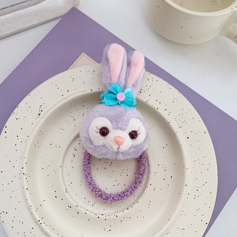 fabric heat press Style Headband Cute Hairpin Cartoon Ling Na Bei Er Headband Plush Washing Face Hair Band