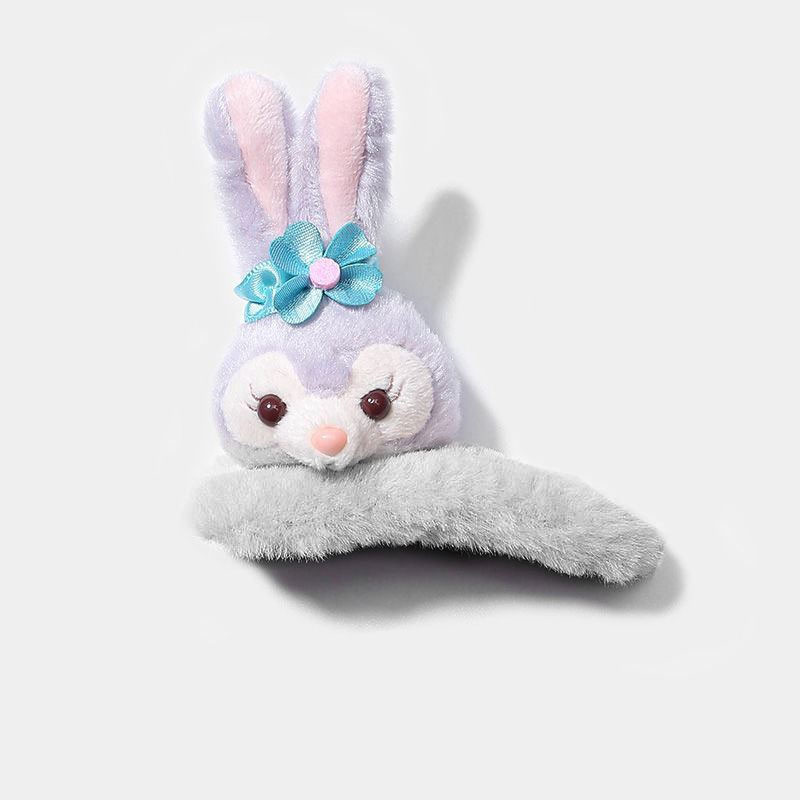 fabric heat press Style Headband Cute Hairpin Cartoon Ling Na Bei Er Headband Plush Washing Face Hair Band