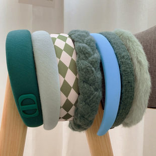 fabric heat press Style Headband Cute Hairpin Cartoon Ling Na Bei Er Headband Plush Washing Face Hair Band