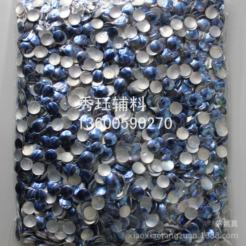 A hot piece of Pearl half hot chip color fluorescent color white glue