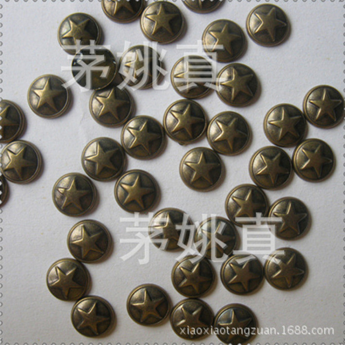 The sale of a variety of styles of copper round hot chip hot piece Pentagram accessories printing The sale of a variety of styles of copper round hot chip hot piece Pentagram accessories printing