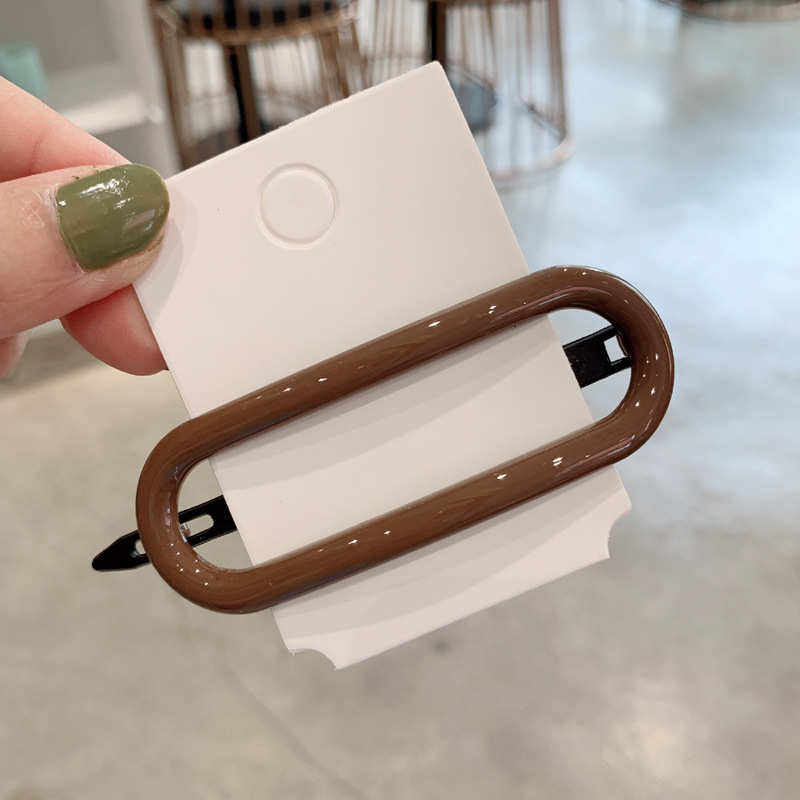 South Korea east gate with resin color one word clip ins hyun a frog buckle clip versatile teenage bangs hair clip South Korea east gate with resin color one word clip ins hyun a frog buckle clip versatile teenage bangs hair clip