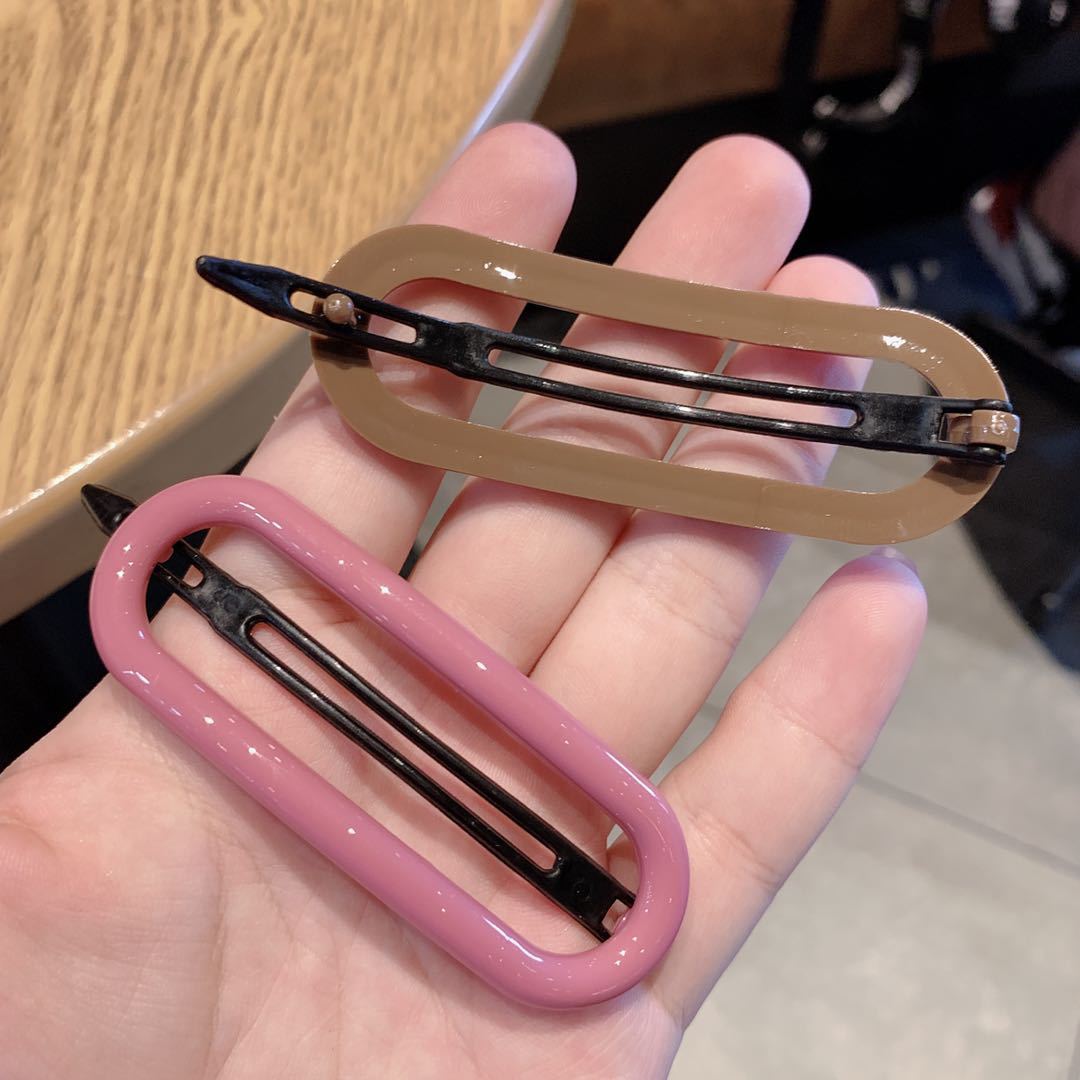 South Korea east gate with resin color one word clip ins hyun a frog buckle clip versatile teenage bangs hair clip South Korea east gate with resin color one word clip ins hyun a frog buckle clip versatile teenage bangs hair clip