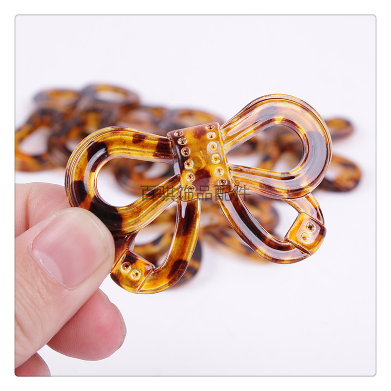 Amber resin mini small bow handmade diy hair accessories accessories clothing decoration buckle Amber resin mini small bow handmade diy hair accessories accessories clothing decoration buckle