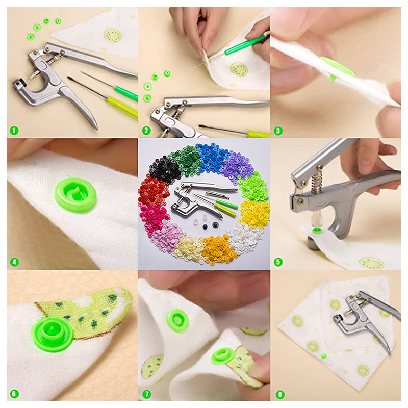 Manufacturer T5 T8 T09 Resin Plastic Snap Fastener Installation Tool Hand Press Pliers Pressing Buckle Pliers Buckle Pressing Buckle