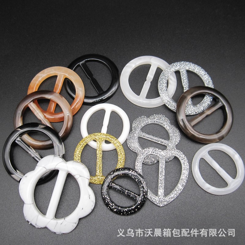 Supply Coat Resin Belt Buckle round Three-Gear Japanese Buckle Silk Scarf Knotted Button T-shirt Corner Knotted Retaining Ring Supply Coat Resin Belt Buckle round Three-Gear Japanese Buckle Silk Scarf Knotted Button T-shirt Corner Knotted Retaining Ring