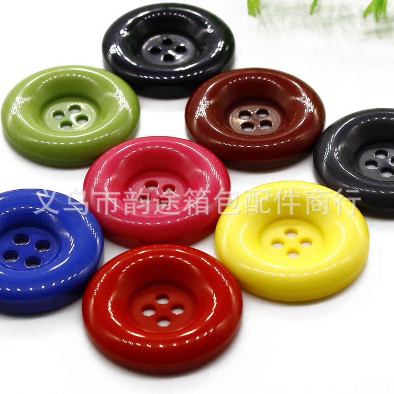 Spot Supply 3.8cm Yuan Edge Resin Button Decorative Buckle Windbreaker Button Big round Edge Button Spot Supply 3.8cm Yuan Edge Resin Button Decorative Buckle Windbreaker Button Big round Edge Button