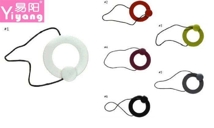 Yi Yang factory explosions European resin ring magnetic Curtain ring leather strap resin buckle size button